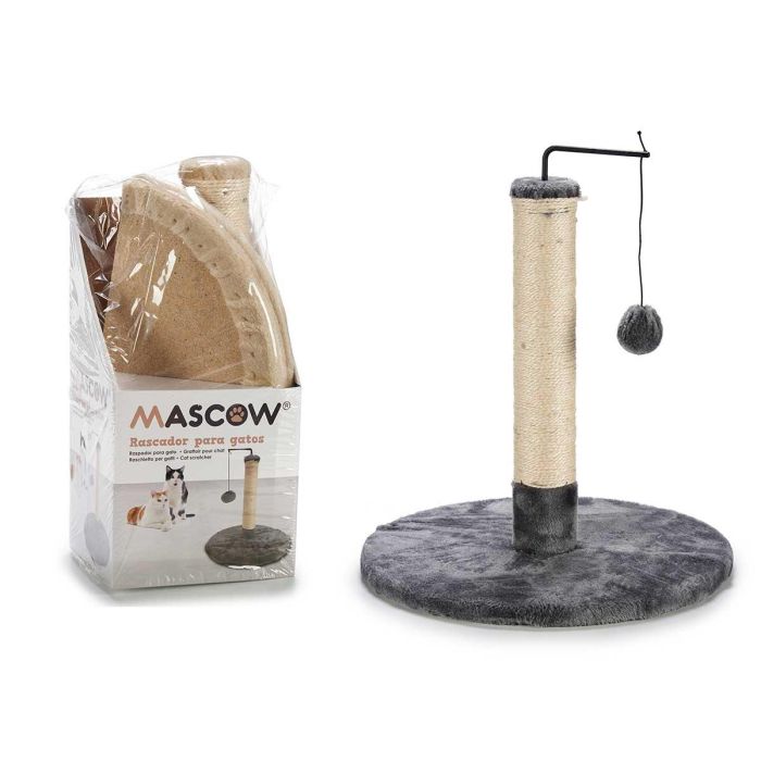 Mascow Rascador para Gatos con Bola, Surtido, Color Gris/Beige, Madera, 40x46x40 cm (Set de 6) 0 Mascow Rascador para Gatos con Bola, Surtido, Color Gris/Beige, Madera, 40x46x40 cm (Set de 6) 0