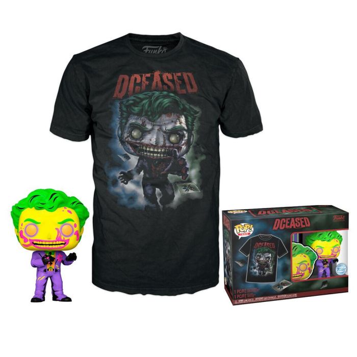 Funko Pop & Tee Joker DC Comics Talla L 74548 0 Funko Pop & Tee Joker DC Comics Talla L 74548 0