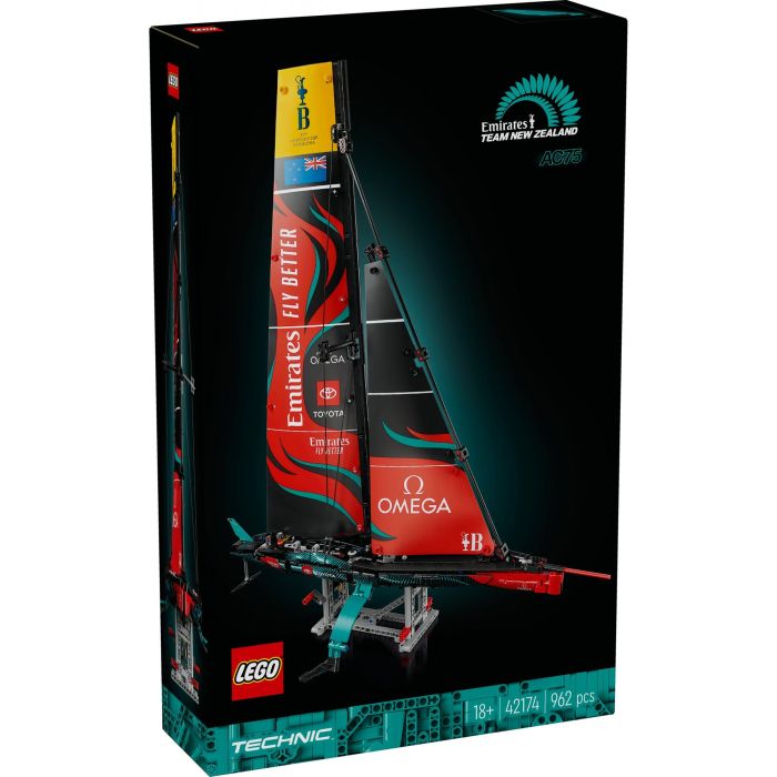 LEGO 42174 Technic Yate Equipo Emirates Nueva Zelanda AC75 Kit de Construcción para Adultos 9