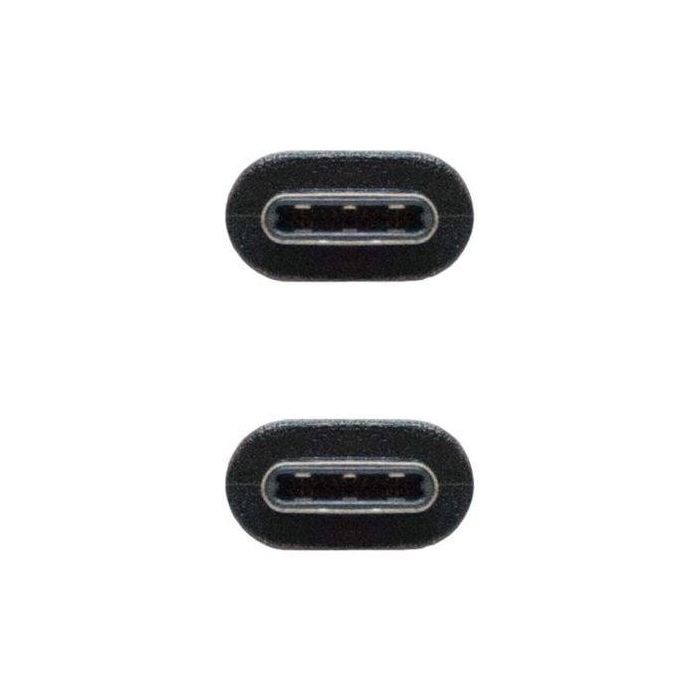 Cable USB-C NANOCABLE USB 2.0, 2m Negro 2 m 1 Cable USB-C NANOCABLE USB 2.0, 2m Negro 2 m 1