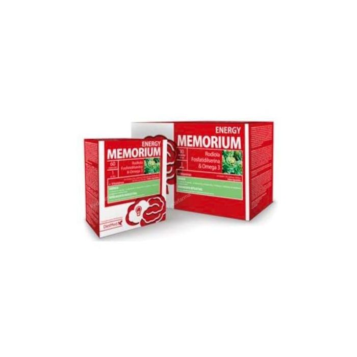 DIETMED Memorium Energy 30 Ampollas | Estimula Rendimiento Cerebral y Combate Agotamiento Físico y Mental