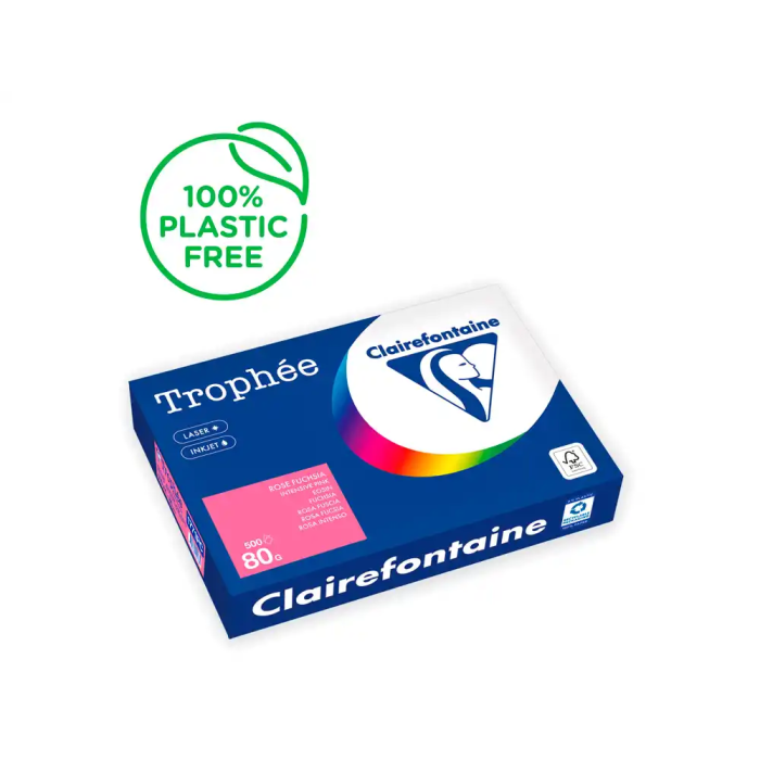 Trophee Papel Color A4 80gr Rosa Fucsia Intenso Paquete 500 Hojas 0 Trophee Papel Color A4 80gr Rosa Fucsia Intenso Paquete 500 Hojas 0
