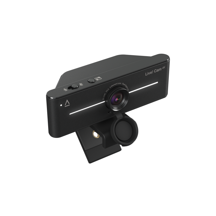 Creative Labs 73VF099000000 Webcam Live! Cam 4K UHD Plug-and-Play para Videollamadas y Transmisiones con Lente Gran Angular y Micrófonos Duales 2 Creative Labs 73VF099000000 Webcam Live! Cam 4K UHD Plug-and-Play para Videollamadas y Transmisiones con Lente Gran Angular y Micrófonos Duales 2