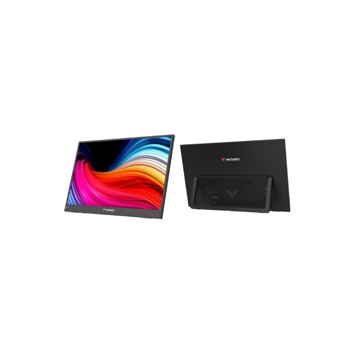 Verbatim 32401 Monitor Portátil 15.6" Full HD 1080p IPS HDR Multimedia USB-C HDMI con Altavoces