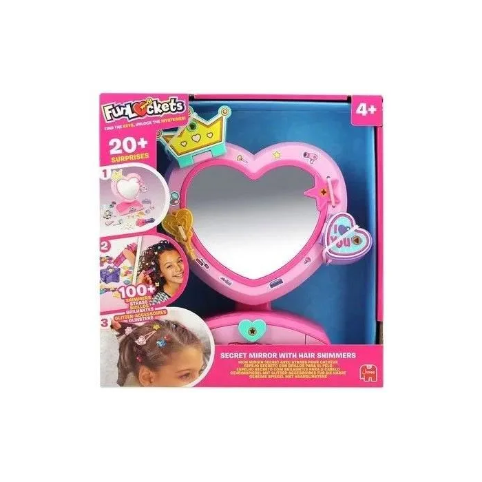 Diset Espejo Secreto Fun Lockets con Compartimentos, Más de 20 Sorpresas y Aplicador con Brillos para el Pelo 0 Diset Espejo Secreto Fun Lockets con Compartimentos, Más de 20 Sorpresas y Aplicador con Brillos para el Pelo 0