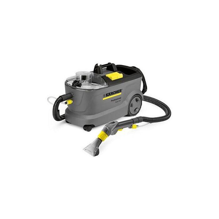 Kärcher Professional Puzzi 10/1 Teppichreiniger – Limpiador de Alfombras y Suelos Duros, 1250W, Tanque 8.7L, Aspiradora de Agua, 22 kPa, Color Negro/Amarillo 0 Kärcher Professional Puzzi 10/1 Teppichreiniger – Limpiador de Alfombras y Suelos Duros, 1250W, Tanque 8.7L, Aspiradora de Agua, 22 kPa, Color Negro/Amarillo 0