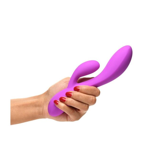 Vibrador Doble Estimulación XR Morado Silicona 1