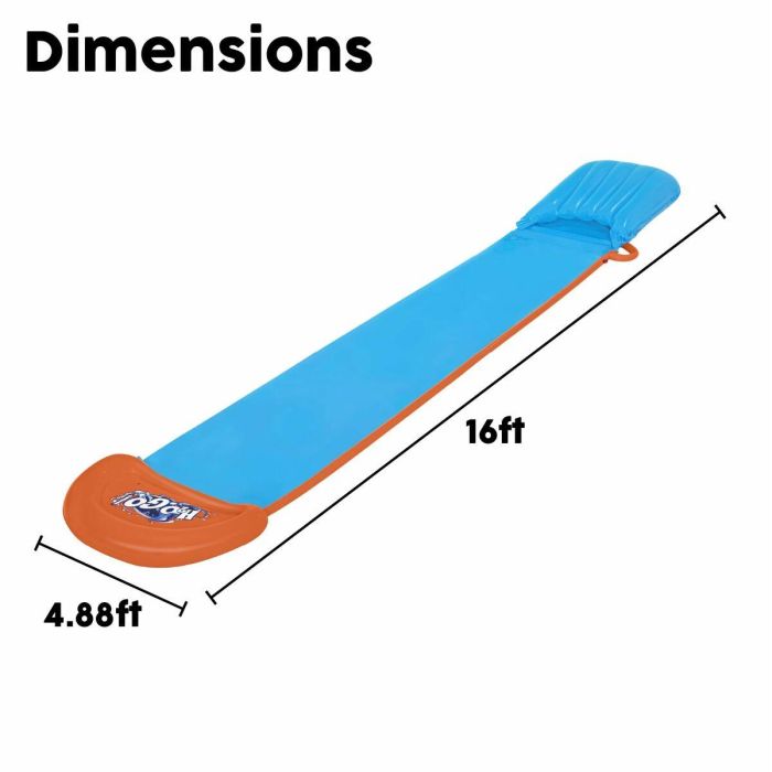 Bestway Pista Deslizante Tsunami Individual 488x82 cm +3 Años Jardin 52477 3