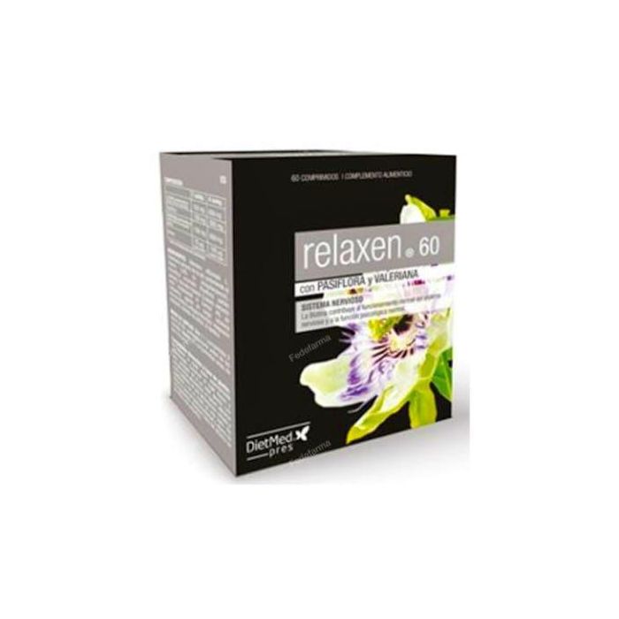 DIETMED Relaxen 60 Comp. con Valeriana, Pasiflora y Lúpulo para Relajación y Sueño Natural