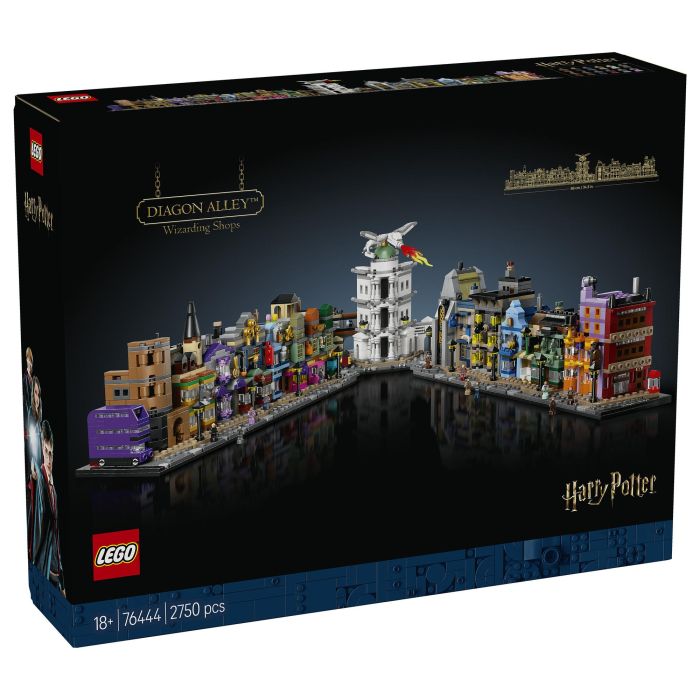 LEGO Harry Potter 76444 Tiendas Mágicas del Callejón Diagon, Juego de Construcción 2750 Piezas 34