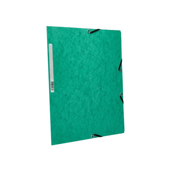 Carpeta Q-Connect Gomas Kf02168 Carton Simil-Prespan Solapas 320x243 mm Verde 4