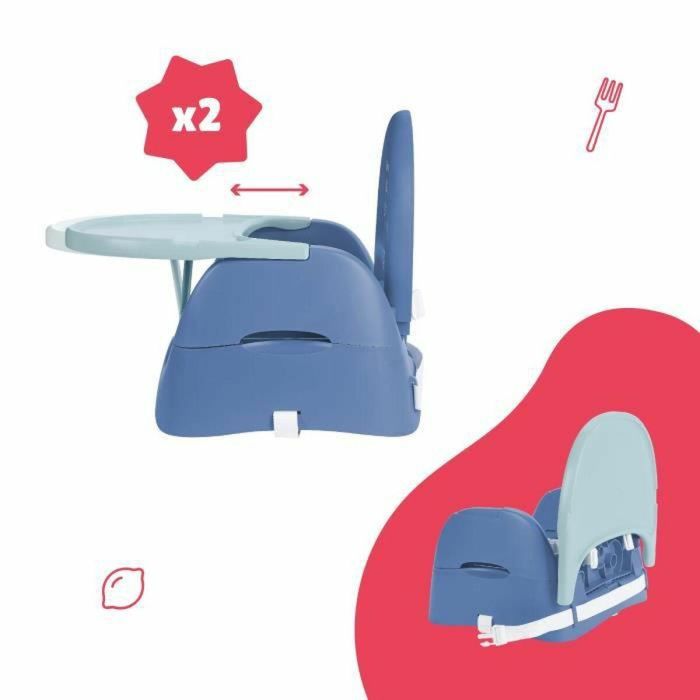 Badabulle BAD3661276178816 Silla de Comer para Bebés Cat Chair Remise, Plegable Compacta y Universal, 6 a 36 Meses 4