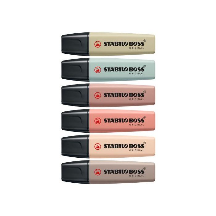 Stabilo Marcador Boss Original Naturecolors Colores Surtidos Estuche 6 Ud 1 Stabilo Marcador Boss Original Naturecolors Colores Surtidos Estuche 6 Ud 1