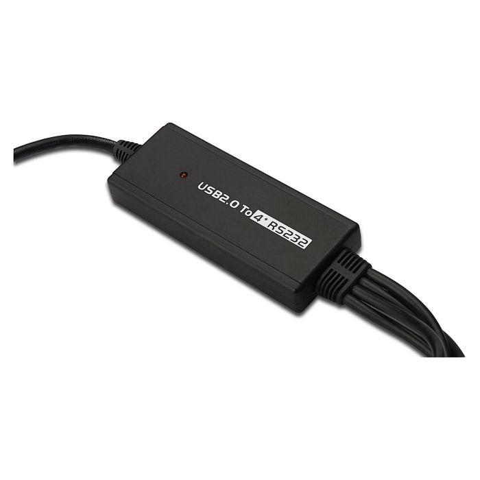 Digitus DN-8008-15 Cable USB 2.0 a 4 RS232 Negro 1.5m
