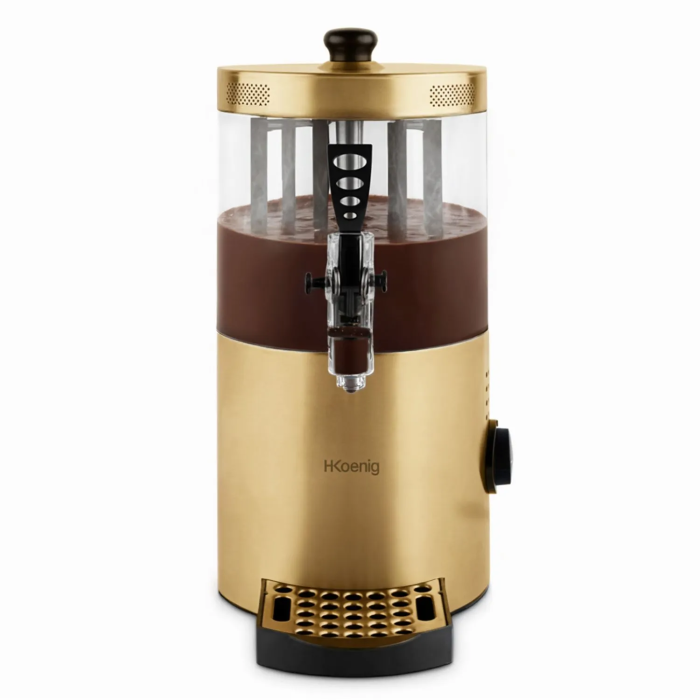 H.Koenig SHK804 Dispensador de Chocolate Caliente 1200 W 3 L Dorado 1