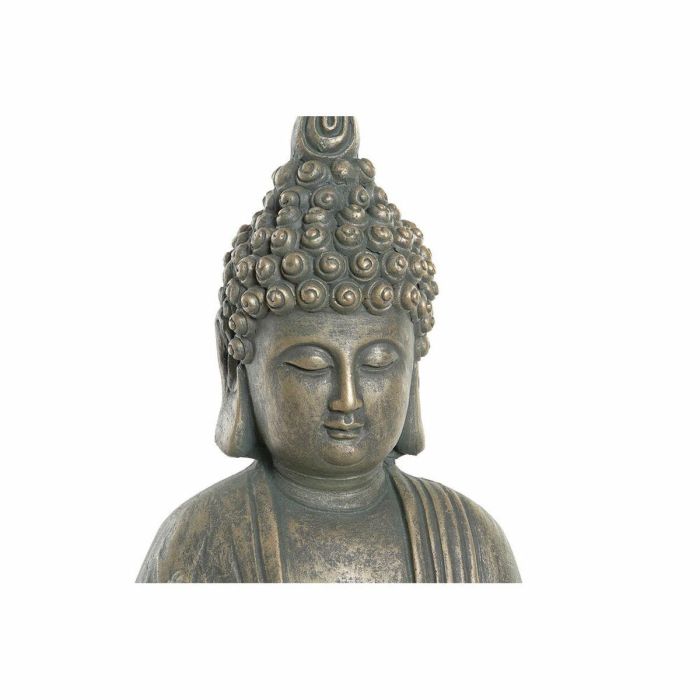 Figura Oriental DKD Home Decor Dorado Gris Oscuro 25 x 43 x 38 cm 2