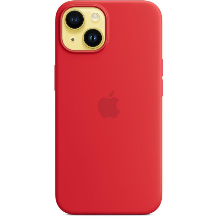 Apple MW5U3ZM/A Funda de Silicona MagSafe para iPhone 14 (6.1") – (PRODUCT)RED. Protección contra caídas y arañazos. 5