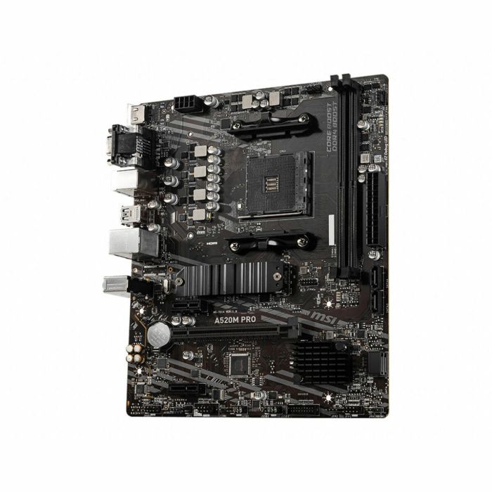 MSI A520M PRO Placa Base micro ATX para AMD Zócalo AM4 Ryzen 3000 con Chipset A520, DDR4, M.2 y Gigabit Ethernet 34