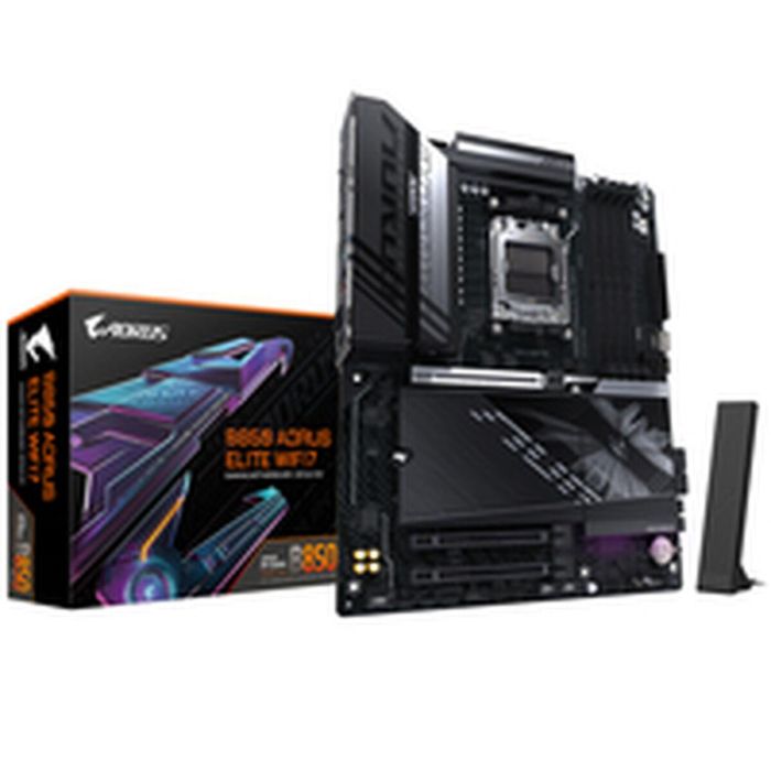 Gigabyte Placa Base AM5 B850 AORUS ELITE WIFI7 para AMD Ryzen Serie 9000, DDR5, WiFi 7, ATX 13 Gigabyte Placa Base AM5 B850 AORUS ELITE WIFI7 para AMD Ryzen Serie 9000, DDR5, WiFi 7, ATX 13