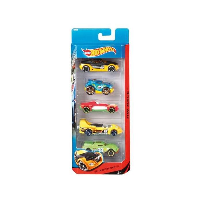 Pack De 5 Vehiculos Hot Wheels 1806 Mattel