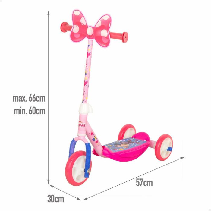 Patinete Minnie Mouse Goma Metal Plástico Rosa 4 Patinete Minnie Mouse Goma Metal Plástico Rosa 4