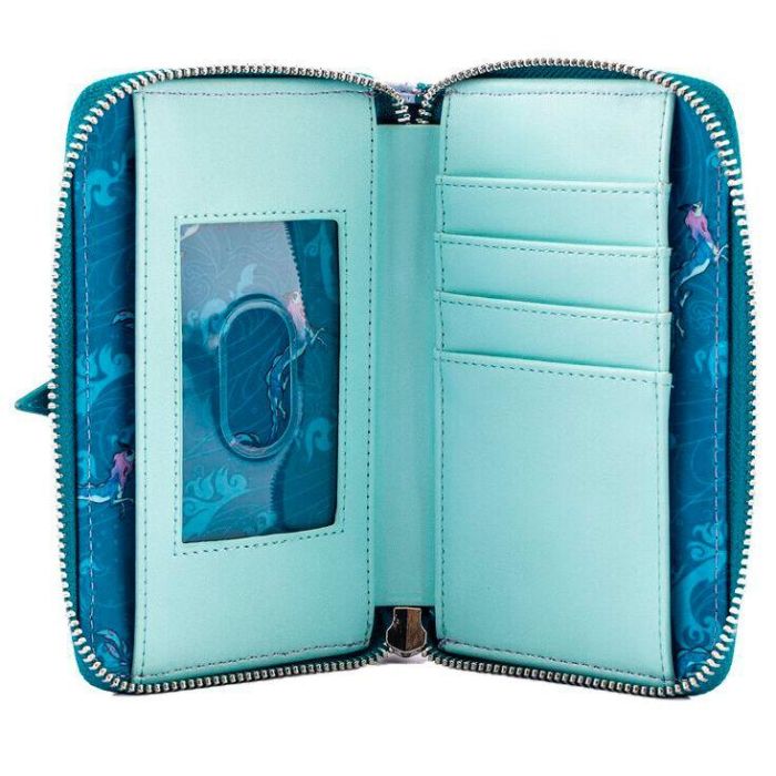 Loungefly Cartera Disney Raya Y El Último Dragón Sisu, Cuero Vegano, Diseño Azul y Morado 2 Loungefly Cartera Disney Raya Y El Último Dragón Sisu, Cuero Vegano, Diseño Azul y Morado 2