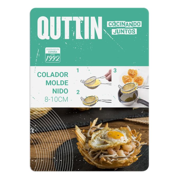 Molde Colador Nido 8-10 cm Quttin (12 Unidades) 9 Molde Colador Nido 8-10 cm Quttin (12 Unidades) 9