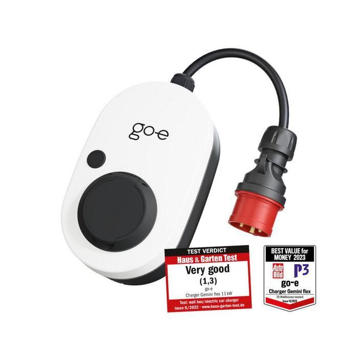 go-e Gemini flex 11 kW Wallbox Móvil Cargador Coche Eléctrico Portátil Uso Doméstico Viaje Ganador Precio-Rendimiento 2023 0 go-e Gemini flex 11 kW Wallbox Móvil Cargador Coche Eléctrico Portátil Uso Doméstico Viaje Ganador Precio-Rendimiento 2023 0
