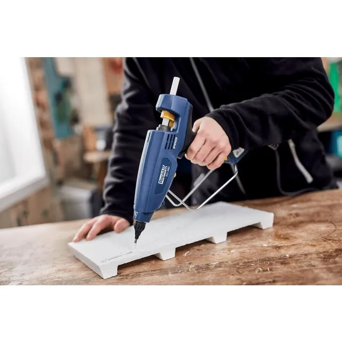 Rapid Agraf Pistola de Encolado Industrial PRO EG380, Alto Rendimiento 2200 g/h, Control de Temperatura Regulable, Uso Profesional y Bricolaje Intensivo 4