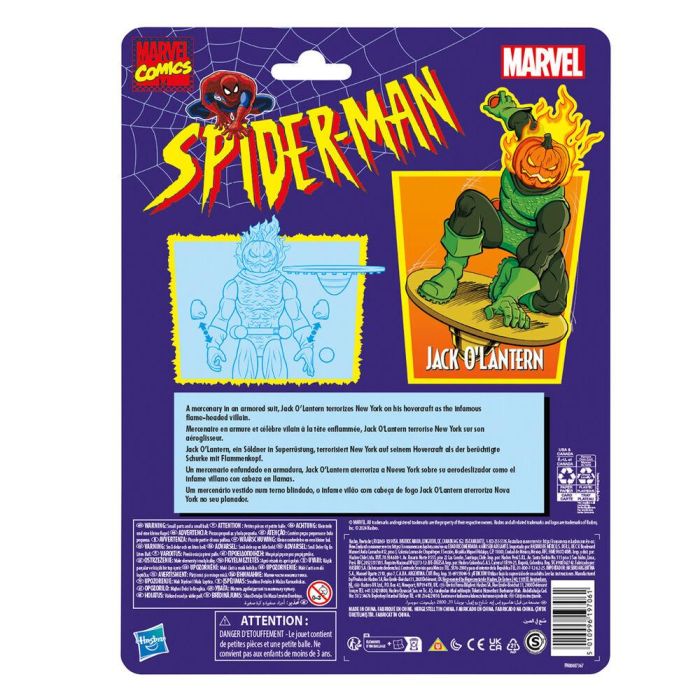 Hasbro Spiderman Jack O' Lantern Figura articulada Marvel 15cm con accesorios 7 Hasbro Spiderman Jack O' Lantern Figura articulada Marvel 15cm con accesorios 7