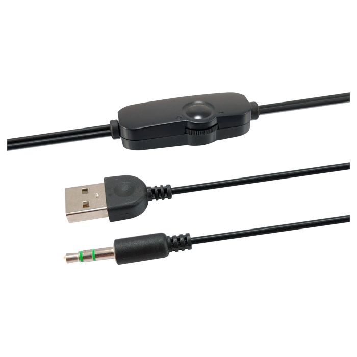 Equip Altavoces 2.0 Mini Negro para PC con Sonido Potente y Conexión USB/Jack 3.5mm 2