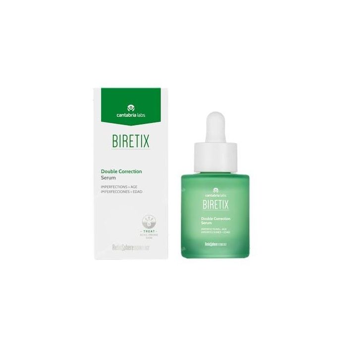 Biretix Sérum Doble Corrección 30 ml - Tratamiento avanzado para piel acneica y signos de envejecimiento