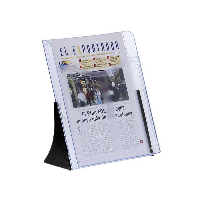 Soporte Vertical 1 Bandeja A4 Archiplay Azul Transparente