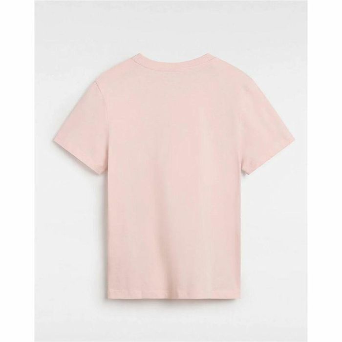 Camiseta de Manga Corta Mujer Vans Drop V Ss Crew Salmón 1