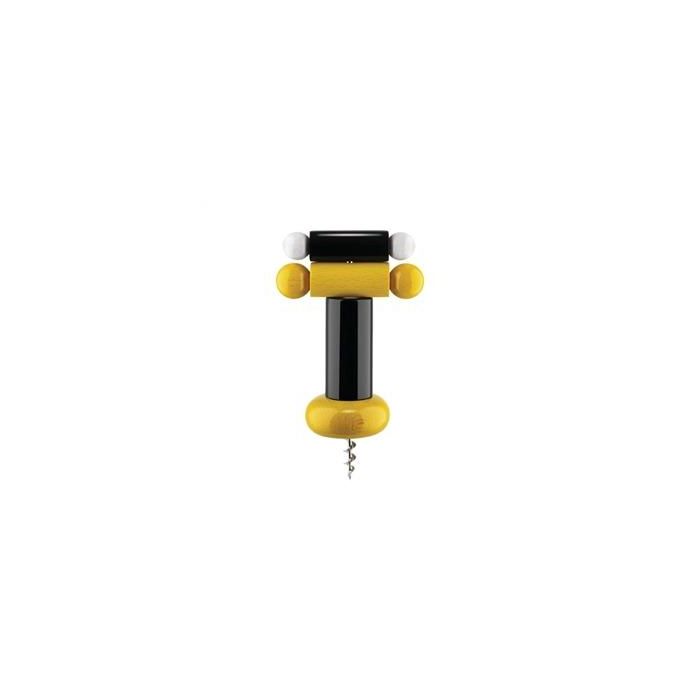 Ettore Sottsass Sacacorchos Amarillo/Negro/Blanco 100 Vc ALESSI ES17 1 Ettore Sottsass Sacacorchos Amarillo/Negro/Blanco 100 Vc ALESSI ES17 1