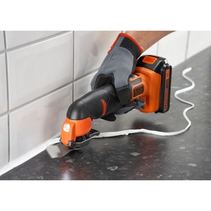 Herramienta multifunción inalámbrica Black & Decker BDCOS18N-XJ de 18 V - Batería no incluida - 18 accesorios 3 Herramienta multifunción inalámbrica Black & Decker BDCOS18N-XJ de 18 V - Batería no incluida - 18 accesorios 3