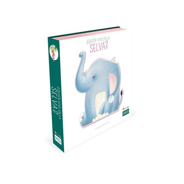 Libro Musical Sassi Manolito Books Quien Vive En La Selva 12 Pag. (+2 Años)