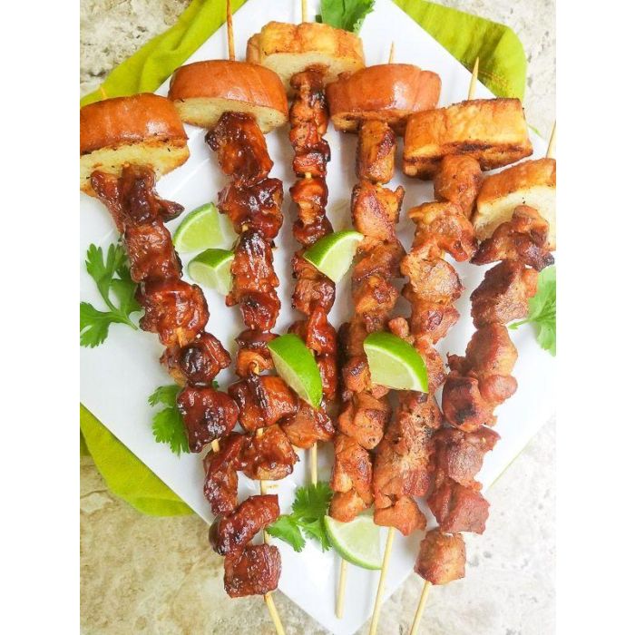 Set de 100 pinchos higiénicos de bambú 300 x 2.5 mm Algon (24 Cajas) 1 Set de 100 pinchos higiénicos de bambú 300 x 2.5 mm Algon (24 Cajas) 1