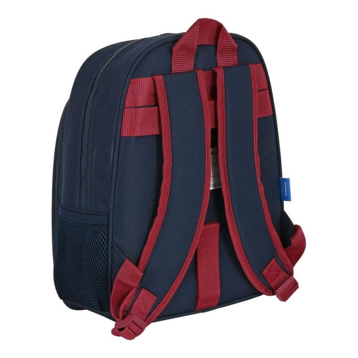 Mochila Escolar F.C. Barcelona Azul Granate (27 x 33 x 10 cm) 3