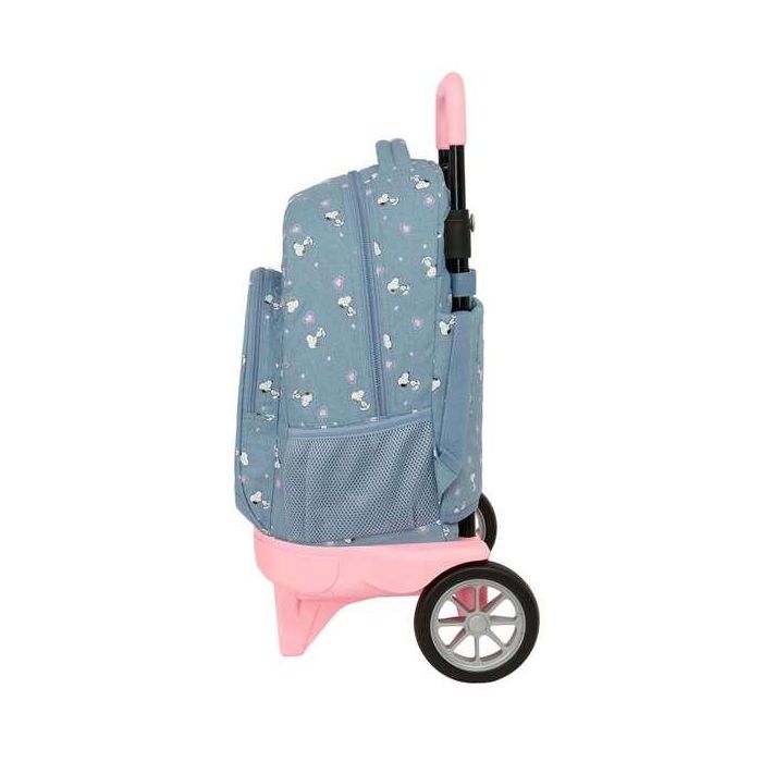 SAFTA Trolley Compact Evolution Snoopy Peanuts 45cm con Mochila Extraíble y Carro Plegable 2
