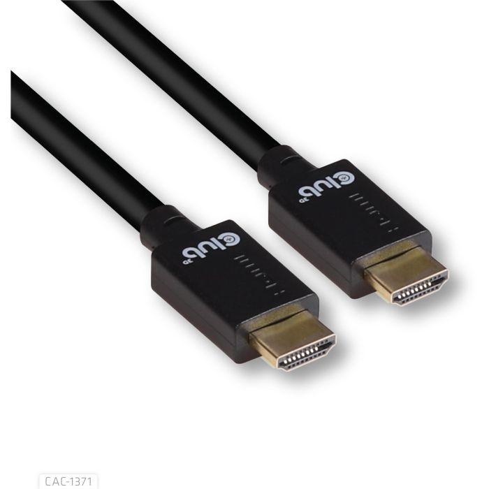 Club3D Cable HDMI 2.1 Ultra High Speed 4K120Hz 8K60Hz HDR 48Gbps 10K Macho/Macho Negro 1m 1 Club3D Cable HDMI 2.1 Ultra High Speed 4K120Hz 8K60Hz HDR 48Gbps 10K Macho/Macho Negro 1m 1
