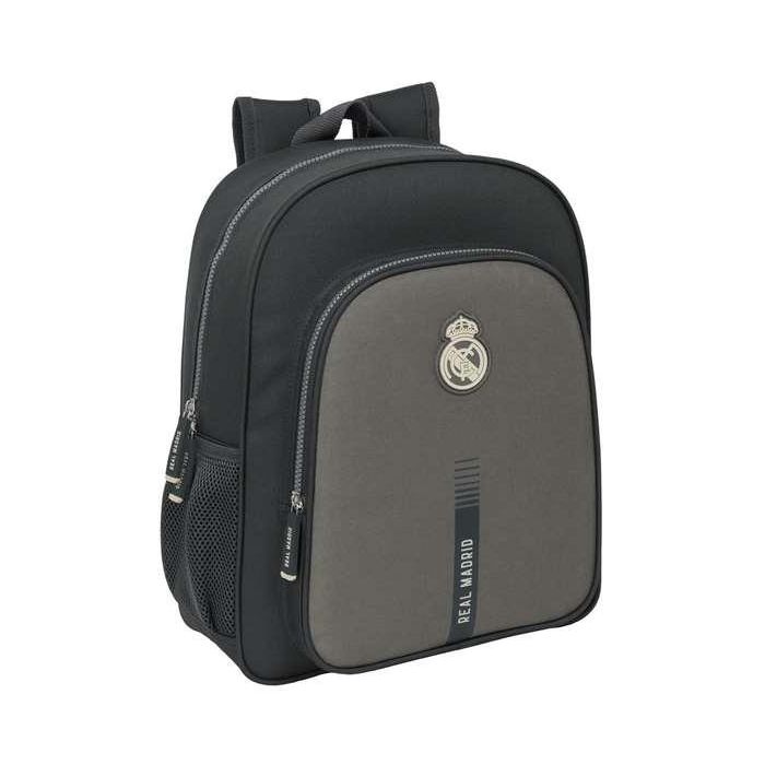 Mochila Escolar Real Madrid C.F. Gris 32 x 38 x 12 cm