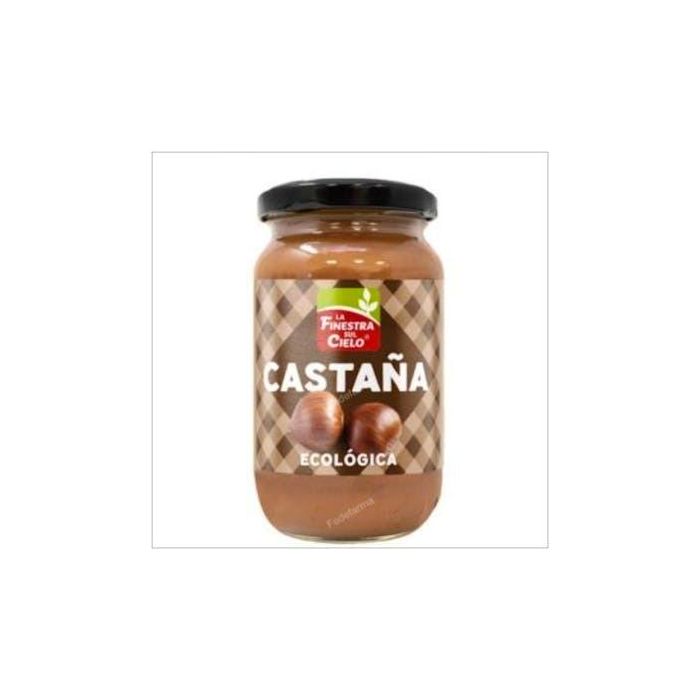 LA FINESTRA SUL CIELO Compota de Castaña Bio 290g, Sin Azúcares Añadidos, Sin Gluten, Ideal Desayuno/Merienda