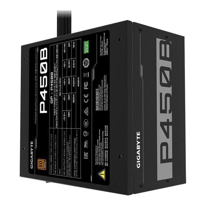 Gigabyte P450B 450W 80 PLUS Bronze ATX Fuente de Alimentación para PC