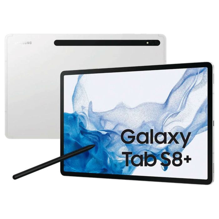 Tablet Samsung TAB S8+ 5G X806 12,4" Octa Core 8 GB RAM 128 GB Qualcomm Snapdragon 8 Gen 1 8 GB RAM 128 GB Plateado 0 Tablet Samsung TAB S8+ 5G X806 12,4" Octa Core 8 GB RAM 128 GB Qualcomm Snapdragon 8 Gen 1 8 GB RAM 128 GB Plateado 0