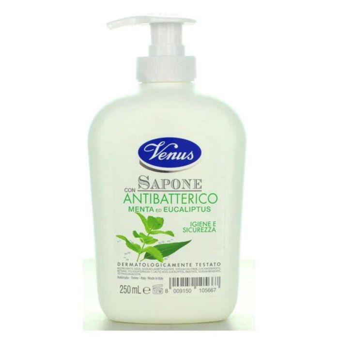 VENUS Jabón Líquido Antibacterias Menta 250 ml VENUS Jabón Líquido Antibacterias Menta 250 ml