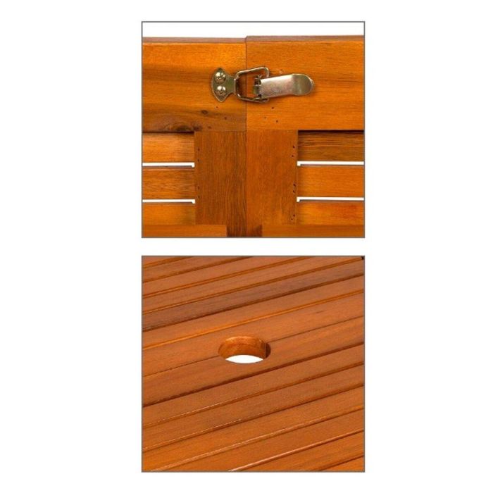 Mesa Extensible Aktive 200 x 74 x 90 cm Madera de acacia 1 Mesa Extensible Aktive 200 x 74 x 90 cm Madera de acacia 1