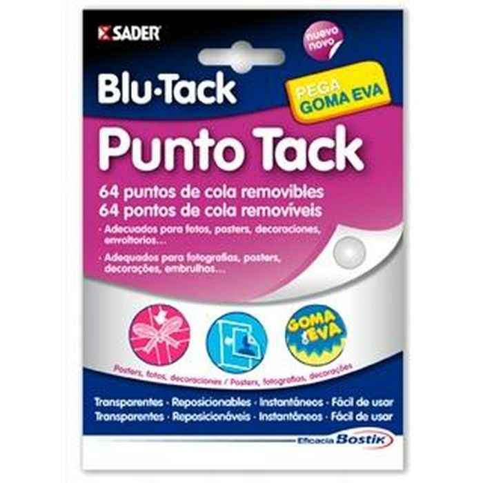 Masilla Bostik Blu Tack Reutilizable (12 Unidades) 1