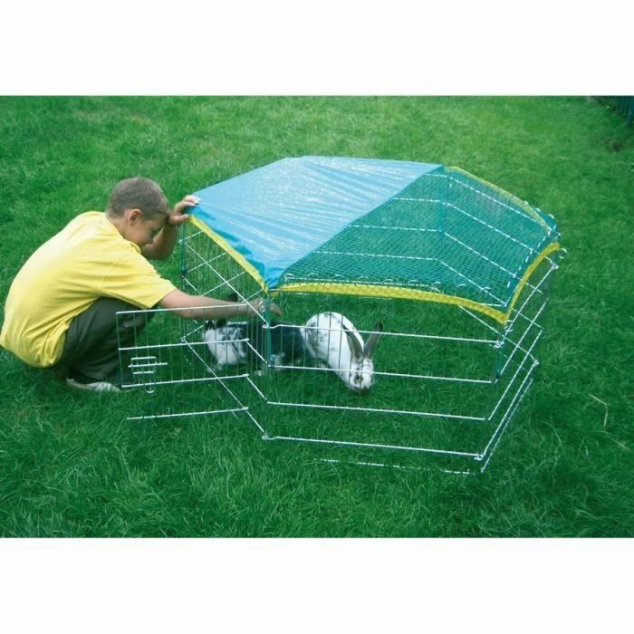 Kerbl KER4018653827048 - Recinto Exterior Zincado con Puerta para Roedores 2 Kerbl KER4018653827048 - Recinto Exterior Zincado con Puerta para Roedores 2