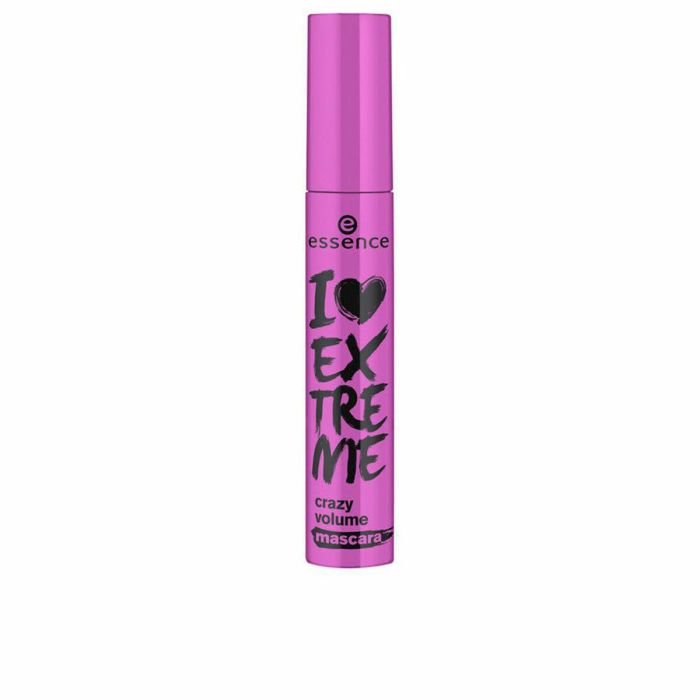Essence I LOVE EXTREME CRAZY VOLUME Máscara de Pestañas Volumen Espectacular Resistente al Agua Oftalmológicamente Probada 12ml Vegana
